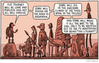 Illustration for article titled The many ways to die of literary characters....